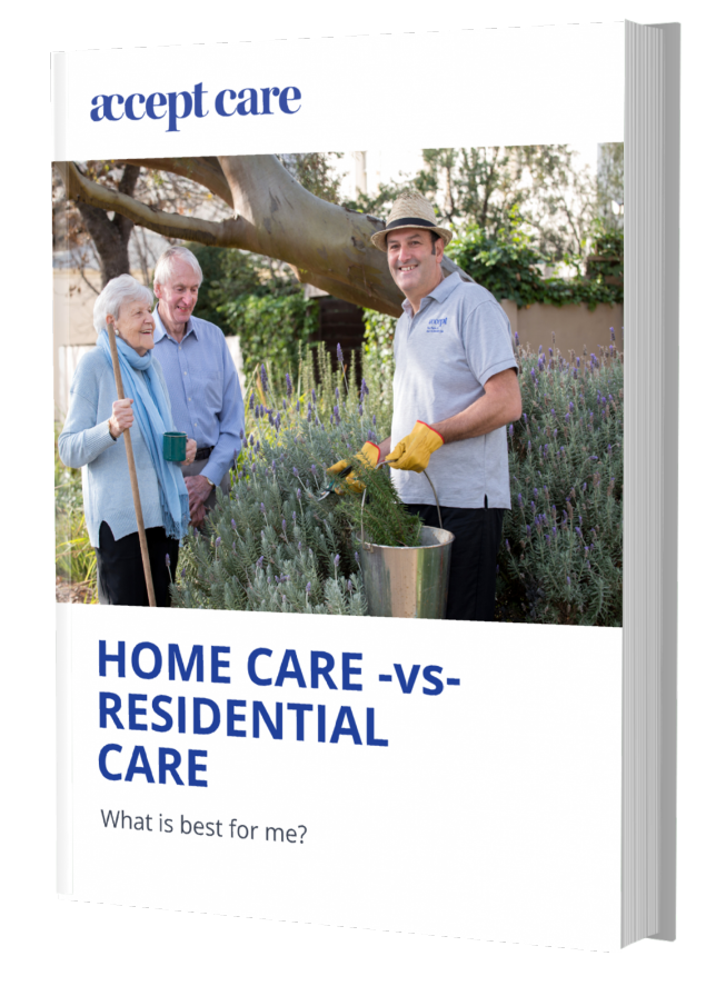 eBook book cover v3-  Home Care vs Resid care reduced